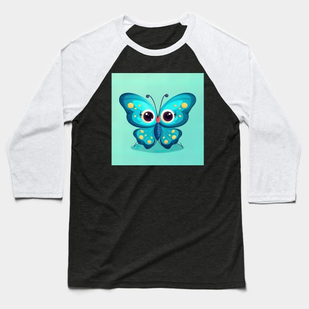 Butterfly Baseball T-Shirt by ComicsFactory